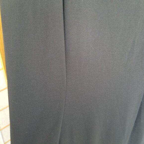 Talbots Black Maxi Dress Sleeveless Stretch Knit High Neck Size Large - Picture 9 of 9